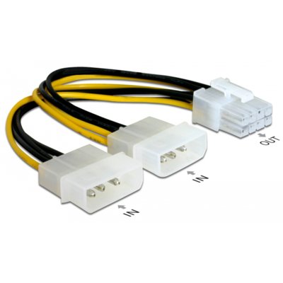 Delock 2xHDD/1xpci expr. 8pin (82397)