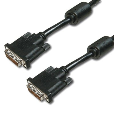 Assmann Kabel połączeniowy DVI-D 24+1 2xferryt5 m czarny (AK-320101-050-S)