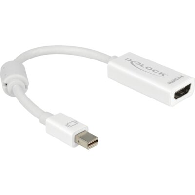Delock Adapter Displayport Mini(M)->HDMI(F) 18cm White