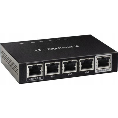 Ubiquiti EdgeRouter ER-X 5 Gigabit RJ45 ports, 1x24V Passive PoE Passthrough