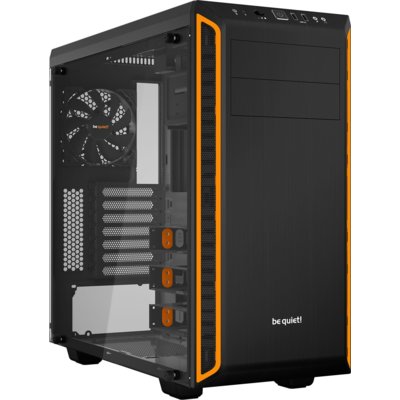 Be quiet! Pure Base 600 czarno-pomarańczowa z oknem (BGW20)