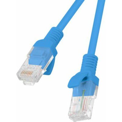 LANBERG LANBERG Patchcord kat.5e 0.5M UTP niebieski PCU5-10CC-0050-B