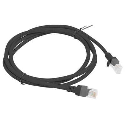 Lanberg LANBERG Patchcord kat.5e 1.5M UTP czarny