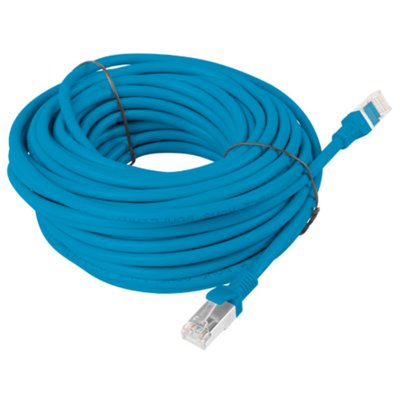 Lanberg Patch cord kat.5E 15M niebieski PCU5-10CC-1500-B
