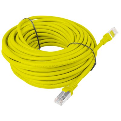 Lanberg Patch cord kat.5E 15M żółty PCU5-10CC-1500-Y