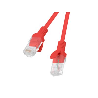 Impakt PATCHCORD KAT.6 0.5M CZERWONY LANBERG