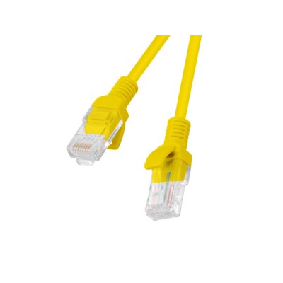 Lanberg LANBERG Patchcord kat.6 0.5M UTP żółty AKLAGKSP6000012