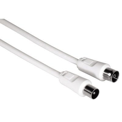Hama kabel antenowy 75dB biały 5m 11902