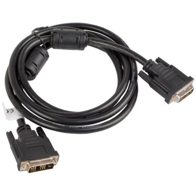 Kabel Lanberg CA-DVIS-10CC-0018-BK (DVI-D M - DVI-D M; 1,8m; kolor czarny)