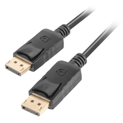 LANBERG LANBERG Kabel DisplayPort M/M 4K 1M czarny (CA-DPDP-10CC-0010-BK)