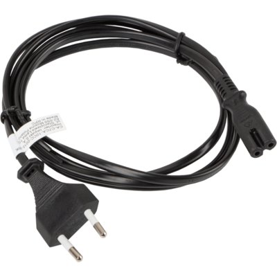 LANBERG LANBERG Kabel zasilający EURO radiowy) CEE 7/16 IEC 320 C7 1.8M czarny (CA-C7CA-10CC-0018-BK)