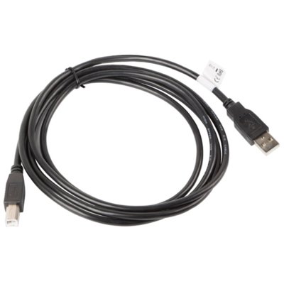 Lanberg Lanberg Kabel Lanberg CA-USBA-10CC-0018-BK (USB 2.0 M - USB 2.0 M; 1,8m; kolor czarny) 2_48945
