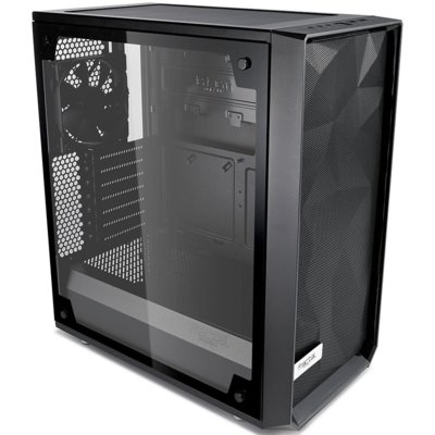 Fractal Design Meshify C Blackout Tempered Glass czarna (FD-CA-MESH-C-BKO-TGL)