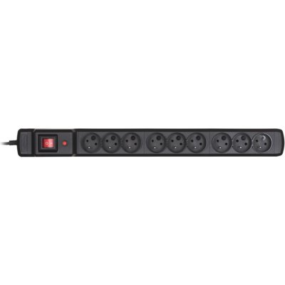 ActiveJet ACJ COMBO 9Gn1.5 m czarny - Listwa przeciwprzepięciowa- (ACJ Combo 9gn 1,5m)