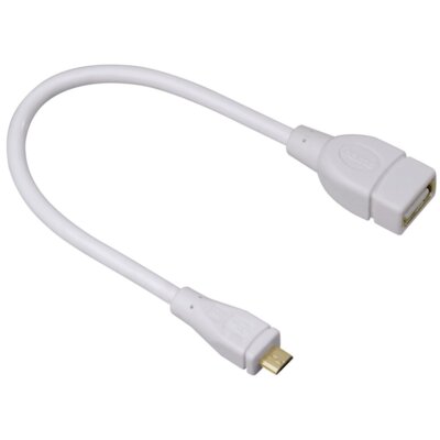 Hama Adapter Micro USB B WT USB A GN Biały BLACK FRIDAY Od 24 do 26 listopada (Micro USB B WT. - USB A GN. Biały)