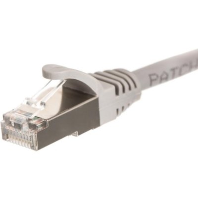 Netrack patchcord RJ45, osłonka zalewana, kat. 6 FTP, 2m szary BZPAT26F