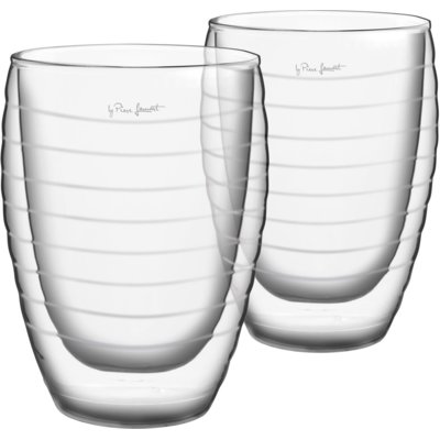 LAMART Zestaw szklanek do soku 2szt 370ml Lamart Vaso przezroczyste LT9013 + 20 zł na pierwsze zakupy LT9013