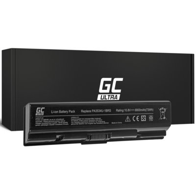 Green Cell Bateria ULTRA PA3534U-1BRS Laptopa Toshiba Satellite A200, A300, A500, L200, L300, L500 (Ogniwa Panasonic, 6800mAh)