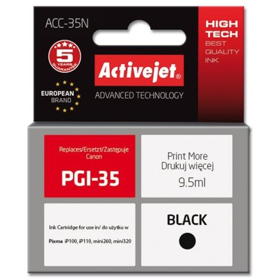 ActiveJet Tusz ACC-35N zamiennik Canon PGI-35 9,5ml czarny ACC-35N