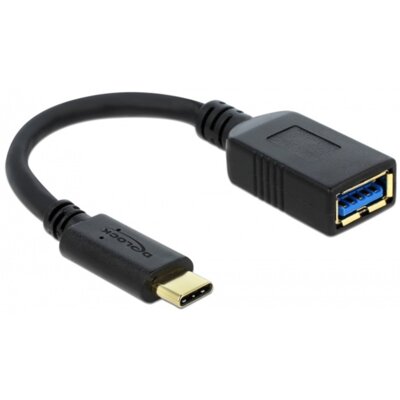 Delock Adapter USB USB type-C M - USB AF 3.1 0.15m 65634