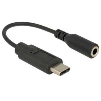 Delock Adapter usb type-c(m)->stereo jack(f) 14cm