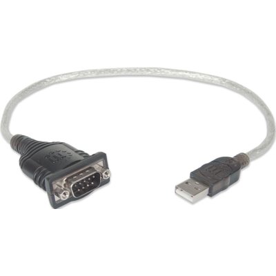 Manhattan Kabel adapter USB/COM RS232 0,45m KKMHKPEU0030