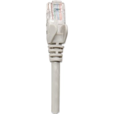 Intellinet patch cord RJ45, kat. 5e UTP,10 m szary, 100% miedź 325950