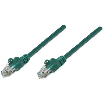 Intellinet patch cord RJ45, kat. 5e UTP,3 m zielony, 100% miedź 319782