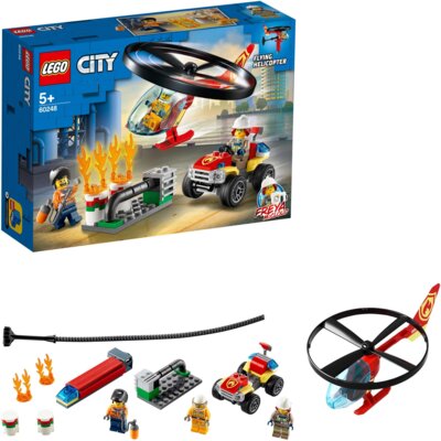 LEGO City Helikopter strażacki leci na ratunek 60248