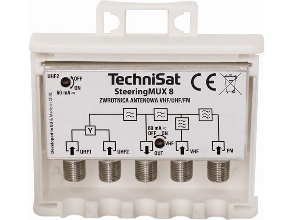 TechniSat Zwrotnica masztowa SteeringMUX8 2xUHF+VHF+FM