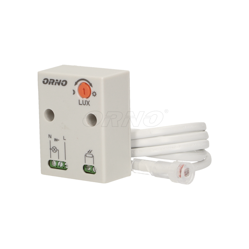 Orno Czujnik automat zmierzchowy z zewnętrzną sondą 2300W IP65 / IP20 OR-CR-233