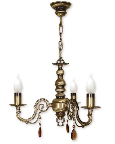 Lemir Antares Żyrandol 3 - punktowy - Patyna O1313/W3 426 / O1313/W3