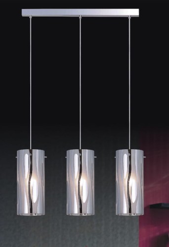 Zdjęcia - Żyrandol / lampa Italux Lampa wisząca Triplet MDM1575/3CR 