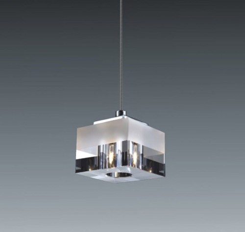 Italux Lampa wisząca zwis Cubric 1x20W G4 chrom MD9216-1A