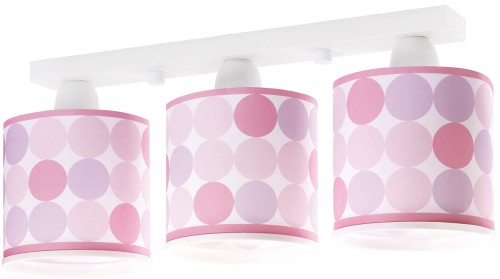 Dalber Colors Pink Lampa sufitowa 3-punktowa 62003S