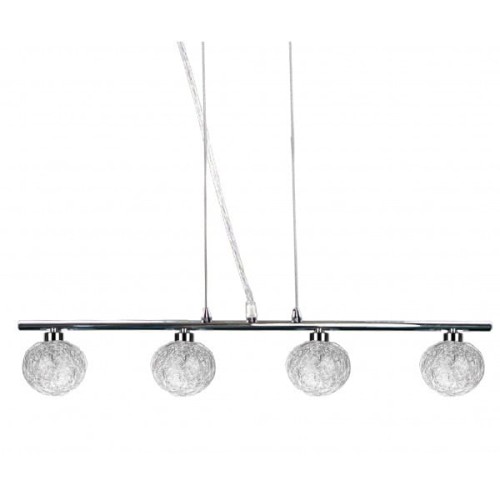 Candellux LISTWA sufitowa LAMPA wisząca OPRAWA Żyrandol DO salonu SPHERE 34-14047 Chrom kula