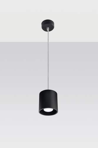 Sollux Lighting Lampa wisząca ORBIS 1 czarny
