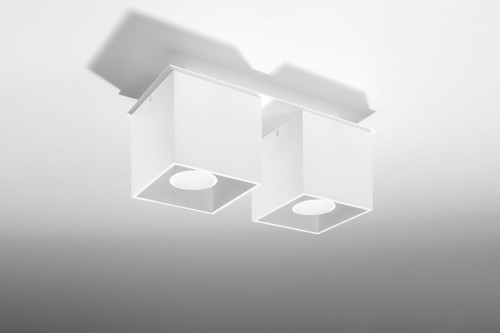 Sollux Lighting Plafon QUAD 2 biały