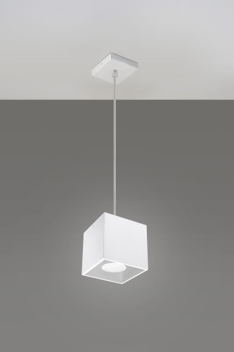 Sollux Lighting Lampa wisząca QUAD 1 biały