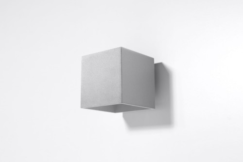 Sollux Lighting Kinkiet QUAD 1 szary DEEP SPACE