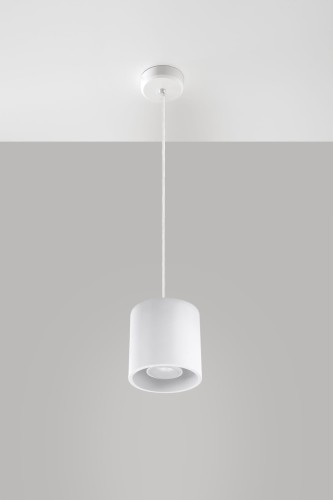 Sollux Lighting Lampa wisząca ORBIS 1 biały