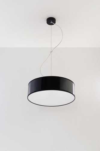 Sollux Lighting Lampa Wisząca Arena czarna mała - SL.0115