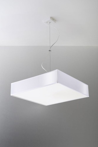 Sollux Lighting Lampa Wisząca Horus biała duża - SL.0135
