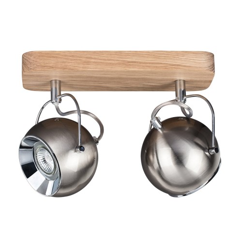 Spotlight Ball Wood Sufitowa Spot-Light 5131274 Drewno Dębowe/Metal