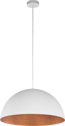 Sigma SFERA 35 Biały/miedziany 1 zwis - Żyrandol/lampa wisząca 1x E27 (max 60W) (30146)