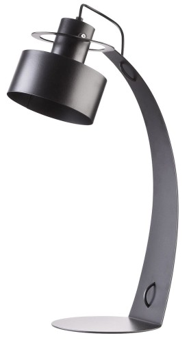 Sigma Lampka biurkowa  RIF czarna ruchomy klosz (50065)