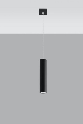 Sollux Lighting Lampa wisząca LAGOS 1 czarny