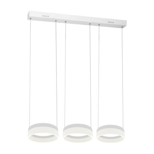 Milagro Lampa wisząca potrójna LED RING 36W 407
