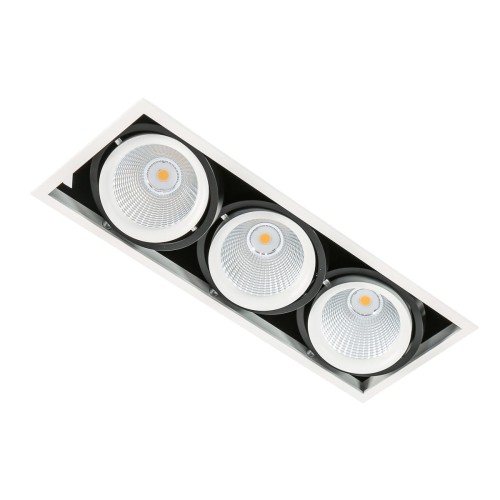 Italux Vertico Triple 3000K GL7108-3 3X18W 3000K WH+BL Biały czarny Aluminium GL7108-3/3X18W 3000K WH+BL