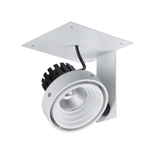 Italux Spot LAMPA sufitowa PATRIZIO GL7118-1/1X12W 3000K WH+BL podtynkowa OPRAWA LED 12W wpust do zabudowy reflektorek biały
